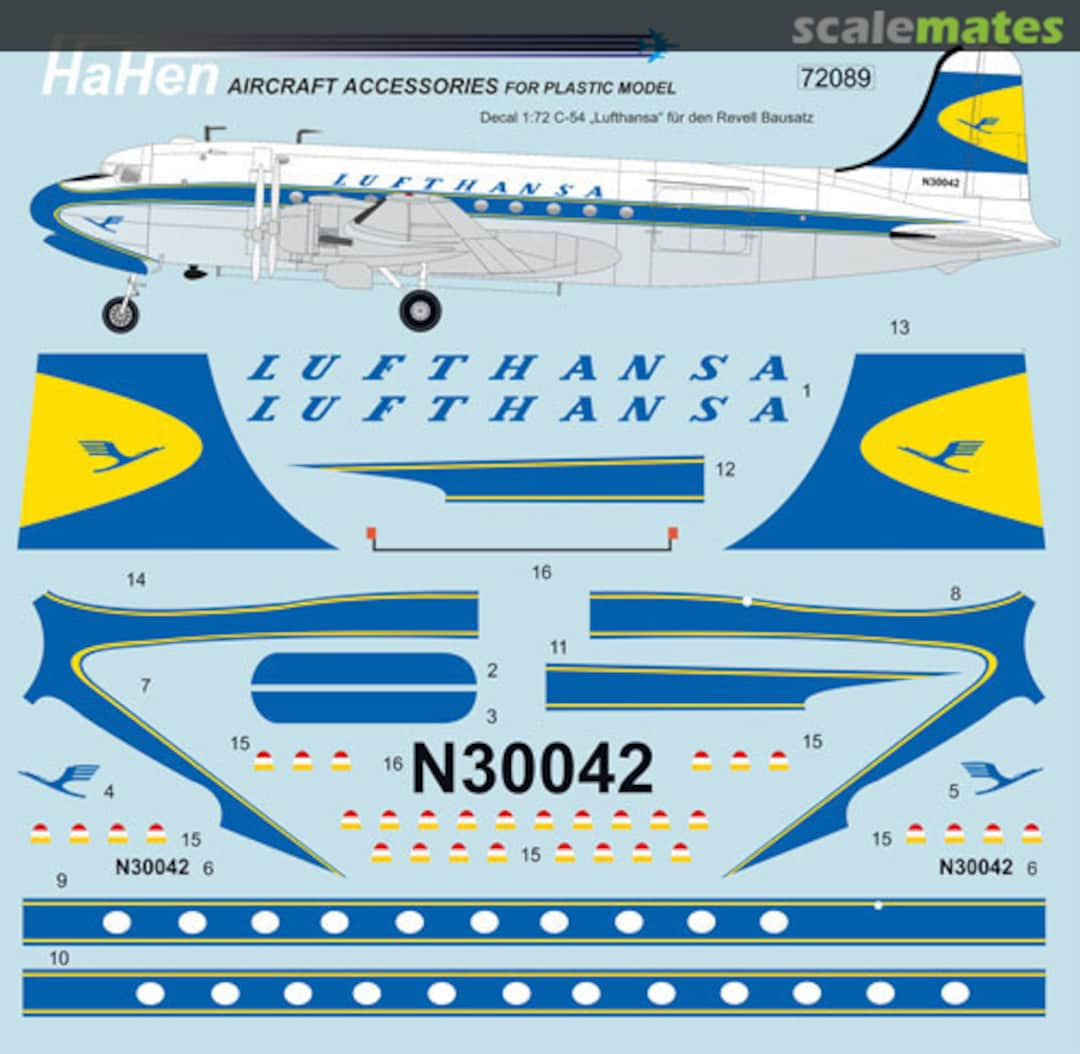 Boxart C-54 Lufthansa 72089 HaHen