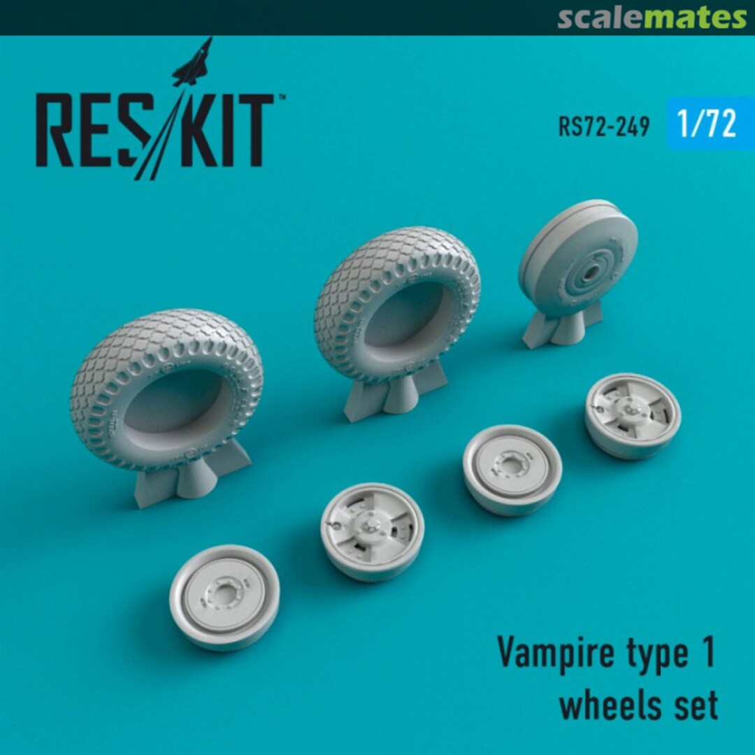 Boxart Vampire type 1 wheels set RS72-0249 ResKit