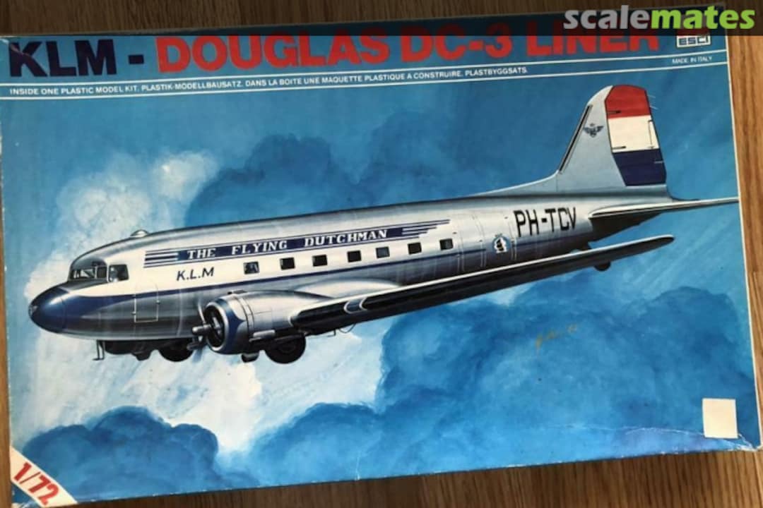 Boxart KLM - Douglas DC-3 Liner 9014D ESCI