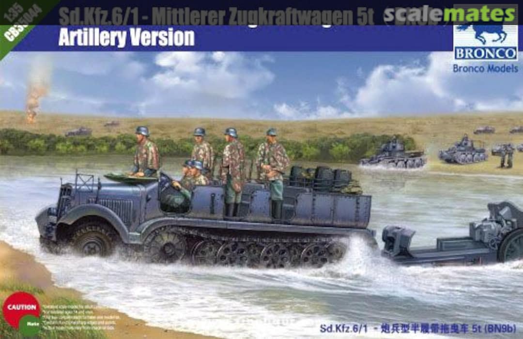 Boxart Sd.Kfz.6/1 Mittlerer Zugkraftwagen 5t (BN9b) CB35044 Bronco