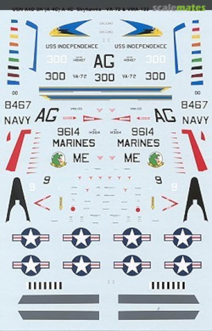 Boxart A-4C Skyhawks 72-846 SuperScale International