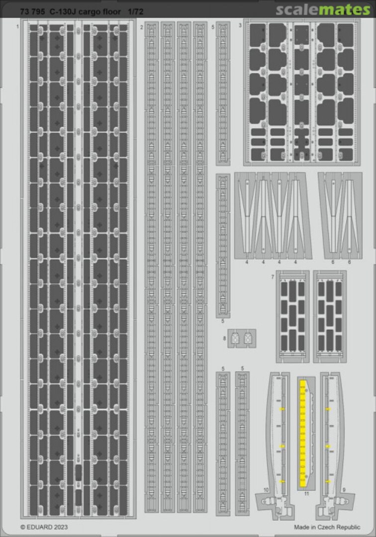 Boxart C-130J cargo floor 73795 Eduard