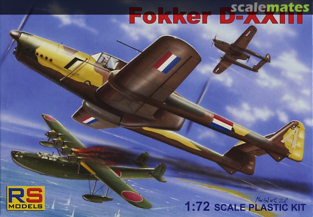 Boxart Fokker D-XXIII 92081 RS Models