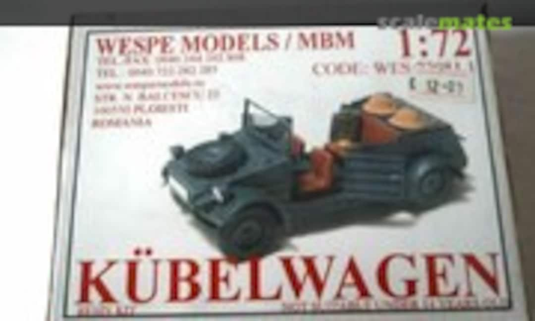 1:72 KÜBELWAGEN - EUROPA (Wespe Models WES 72081.1)