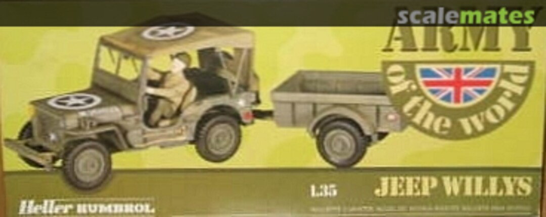 Boxart Jeep Willys 81120 Heller Humbrol