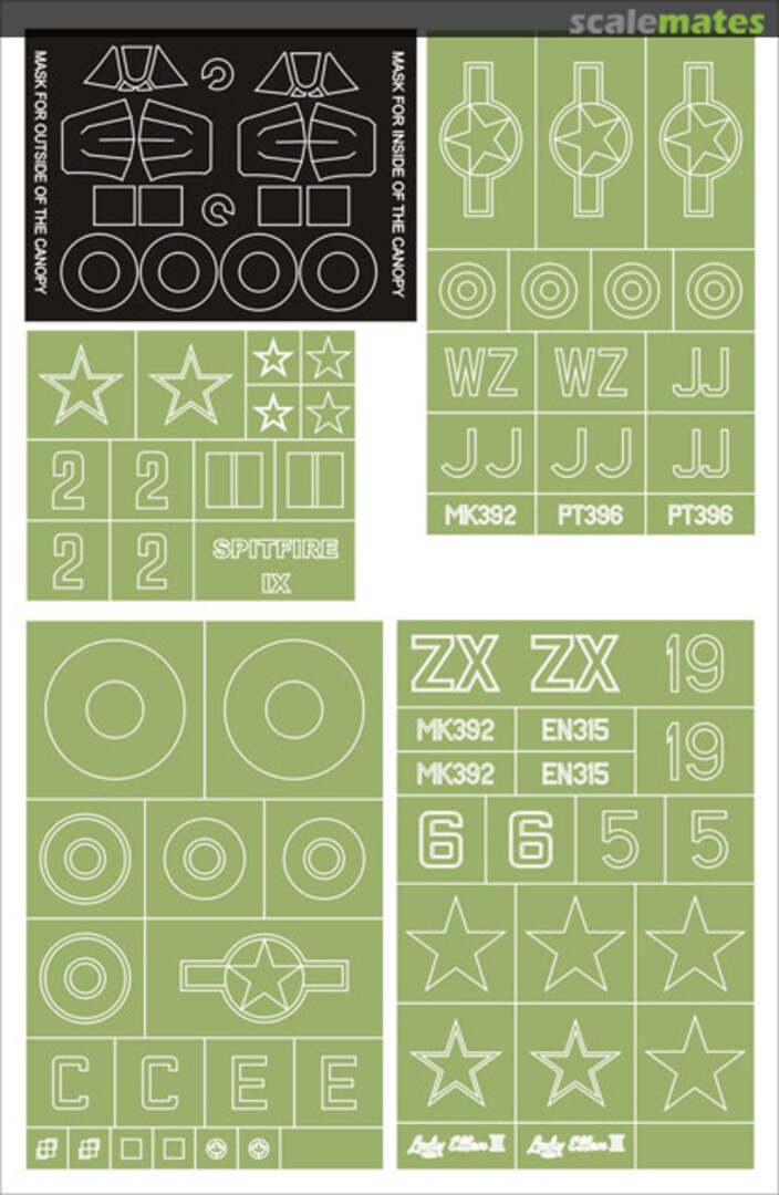 Boxart Spitfire Mk IX MM32086 Montex