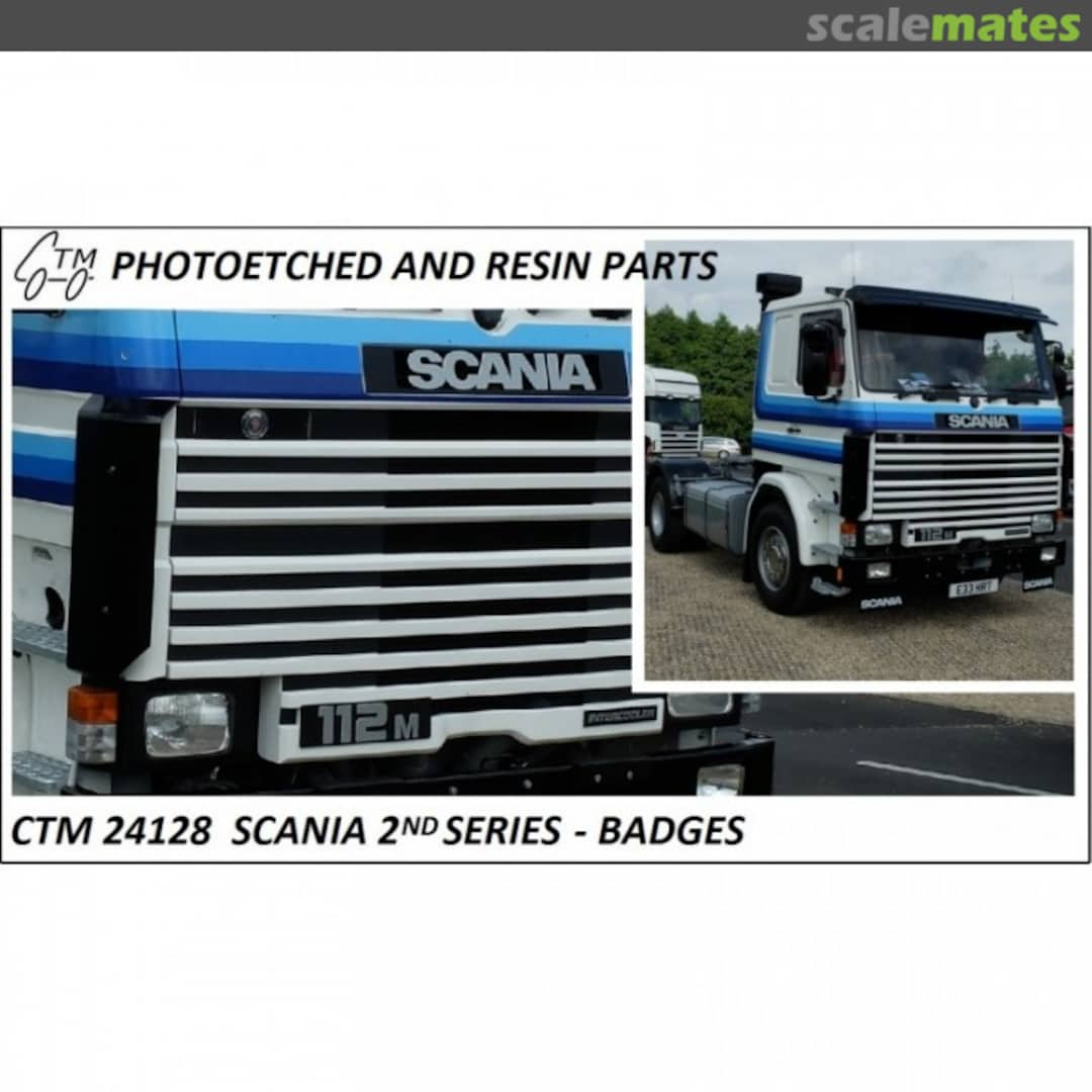 Boxart Scania 2nd Series - Badges CTM 24128 Czech Truck Model