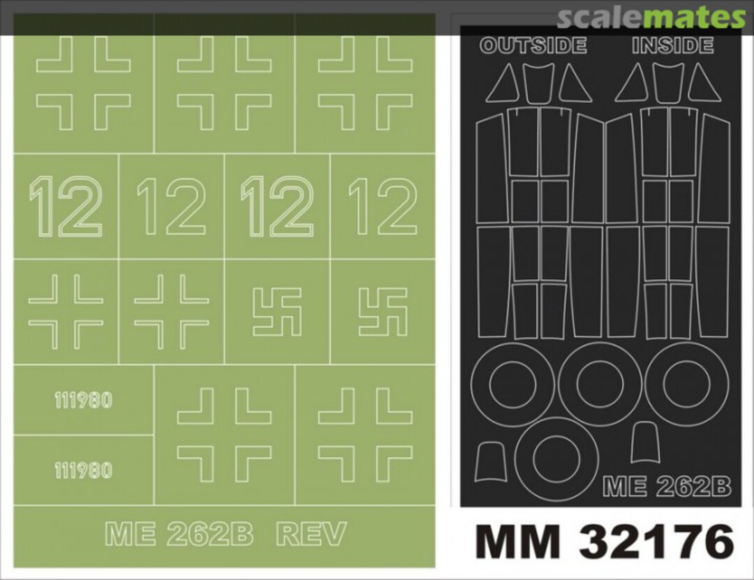 Boxart Messerschmitt Me 262B MM32176 Montex