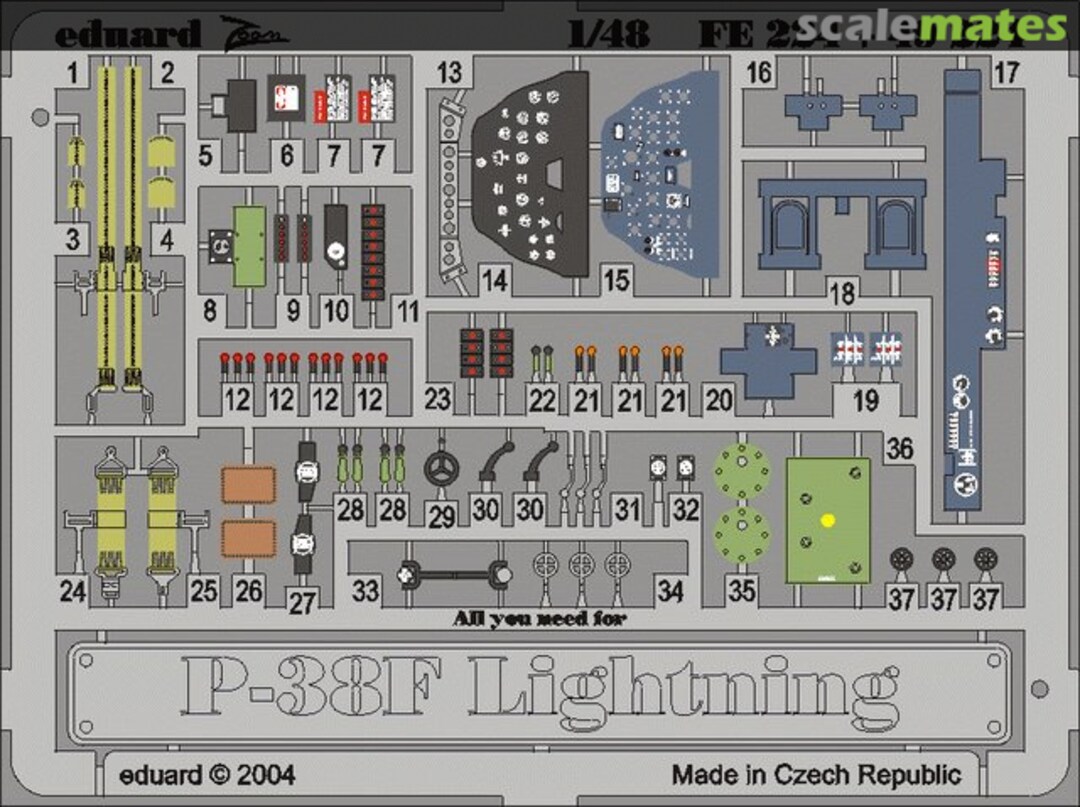 Boxart P-38F 49224 Eduard