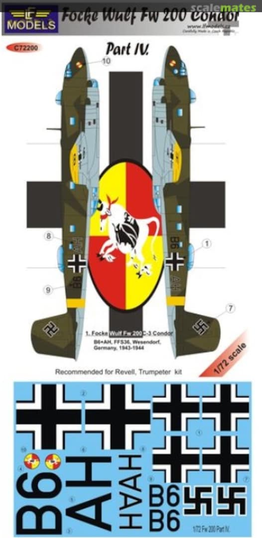 Boxart Focke-Wulf Fw.200C-3 Condor Part IV C72200 LF Models