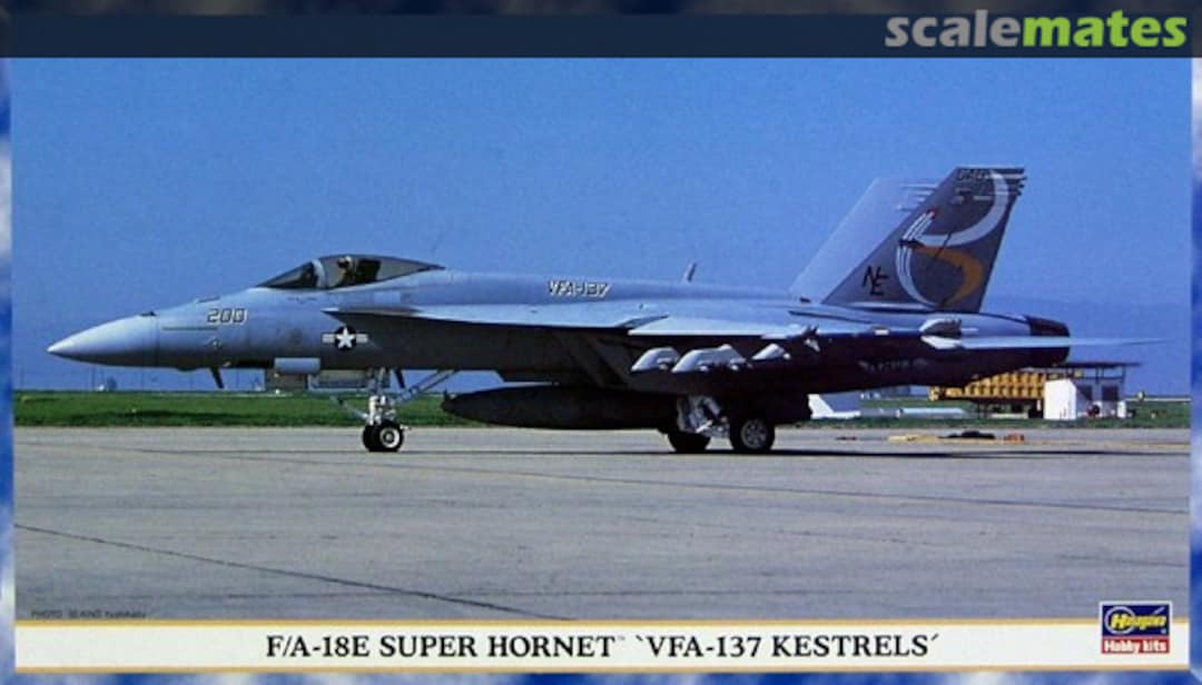 Boxart F/A-18E Super Hornet `VFA-137 Kestrels´ 00718 Hasegawa