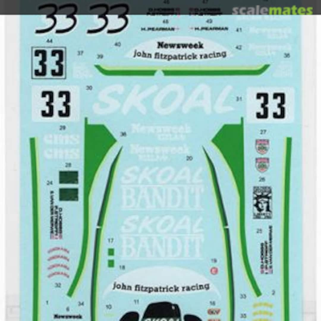 Boxart PORSCHE 956 - SKOAL BANDIT - 1984 DP-246 Decalpool