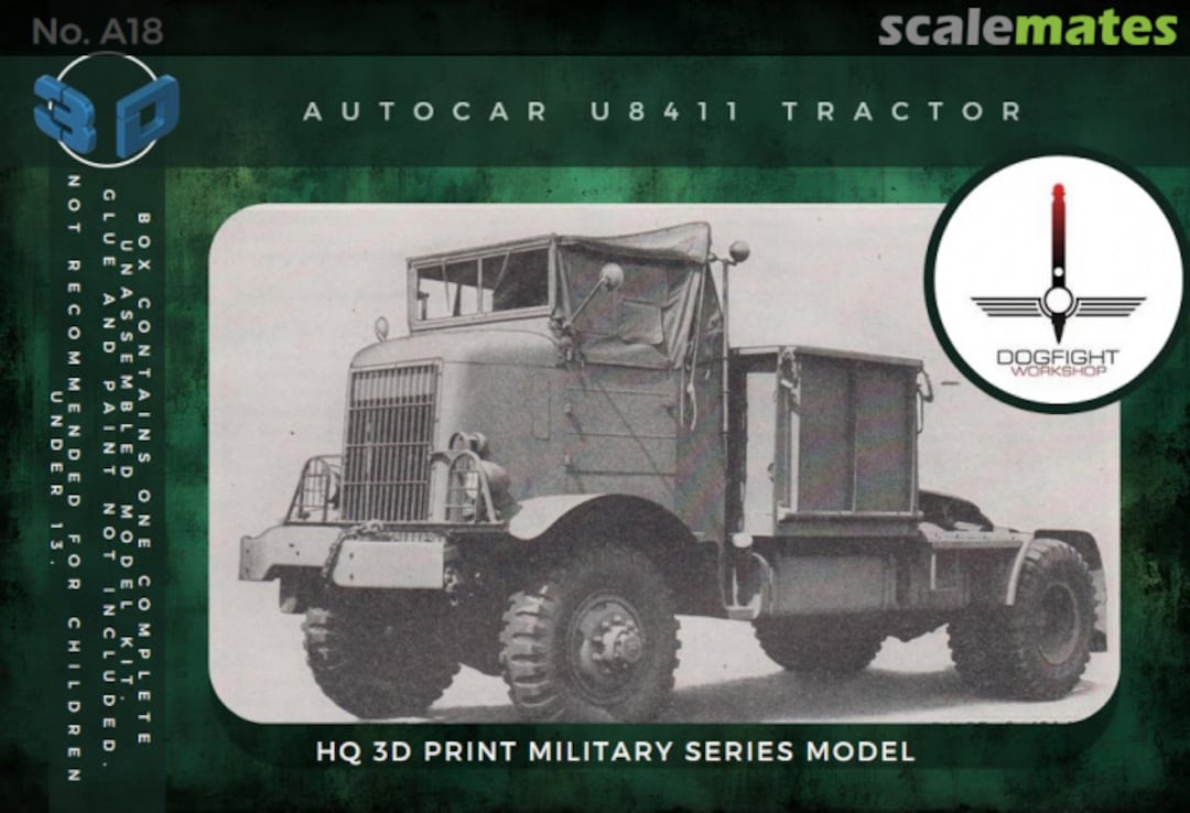 Boxart Autocar U8411 Tractor 48A18 Dogfight Workshop