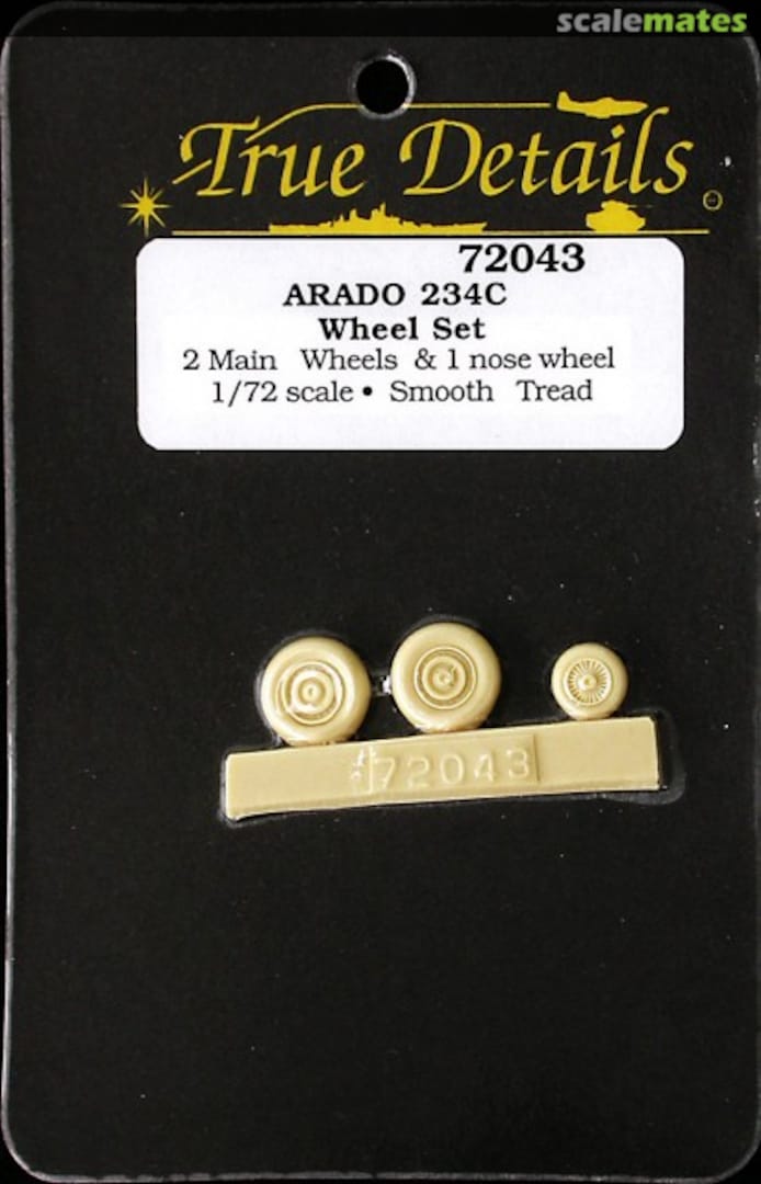 Boxart Arado Ar 234C-3 Blitz smooth tread Wheel Set 72043 True Details