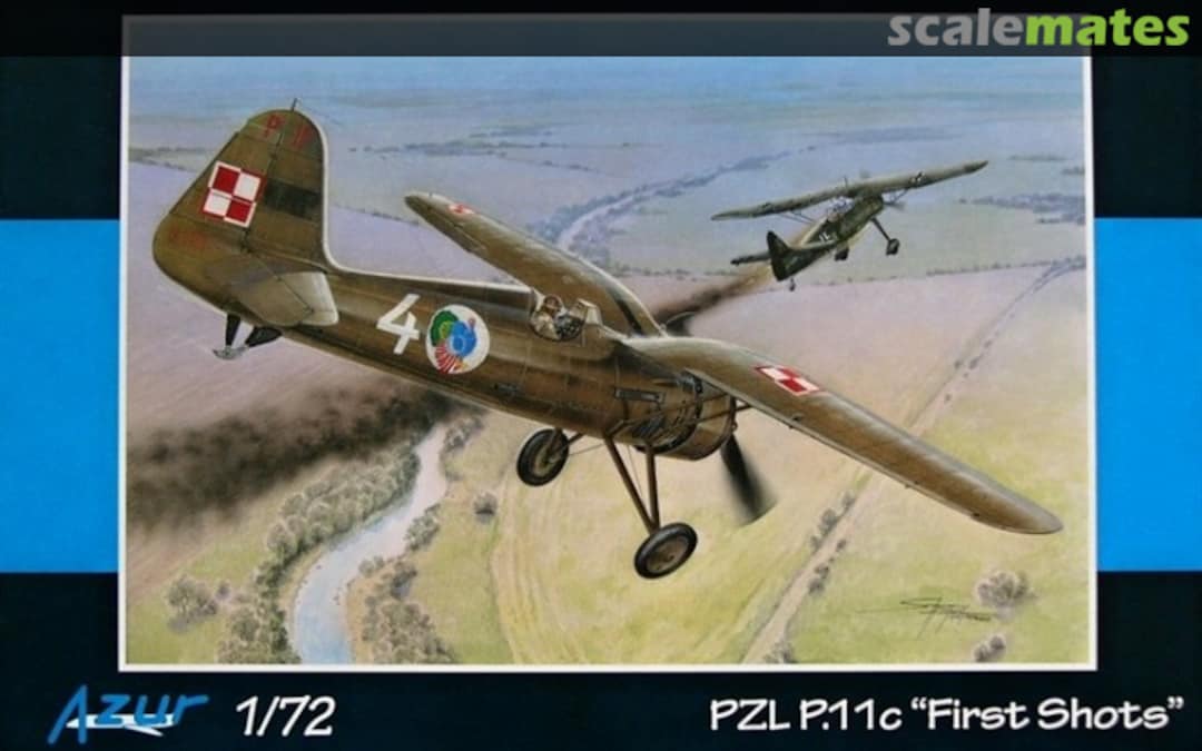 Boxart PZL P.11c "First Shots" A112 Azur