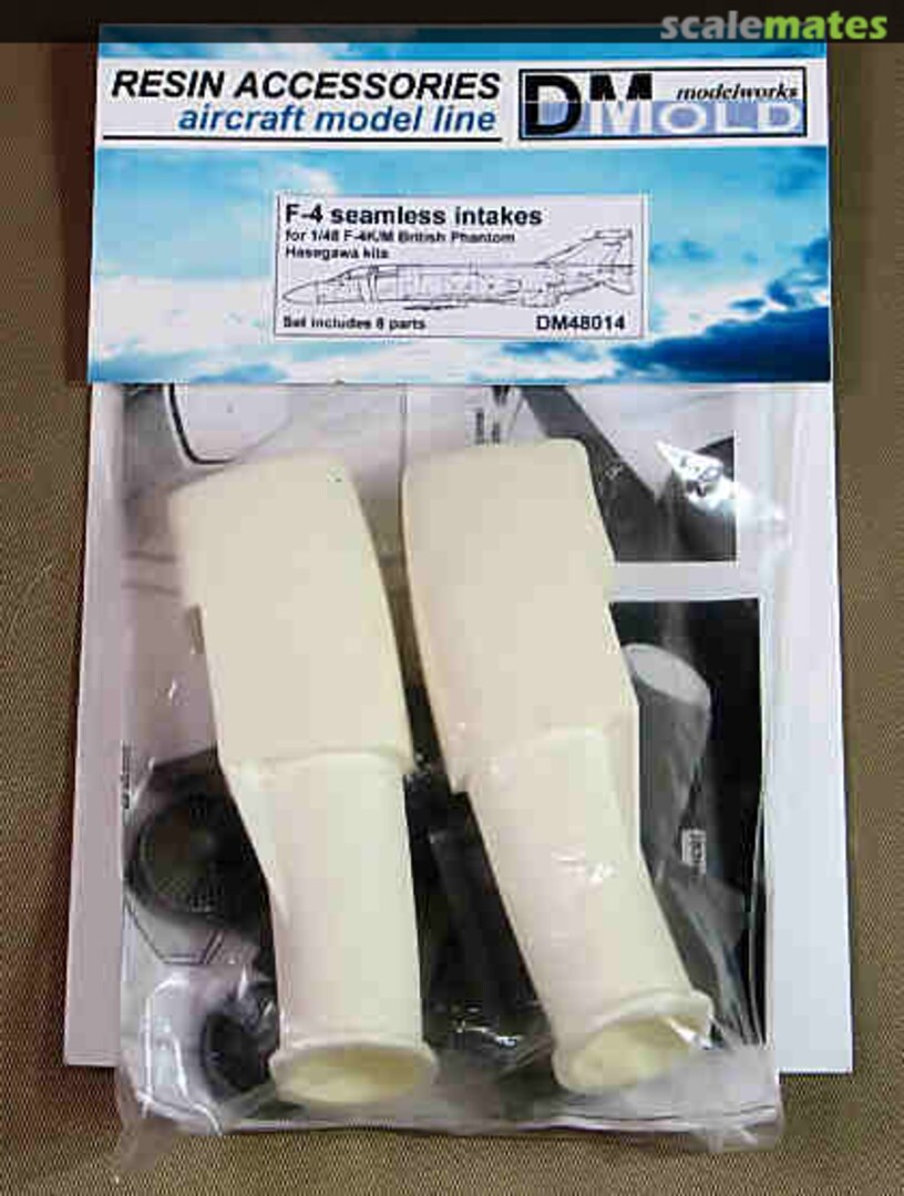 Boxart F-4K/M Phantom II Seamless Intakes DM48014 DMold Modelworks