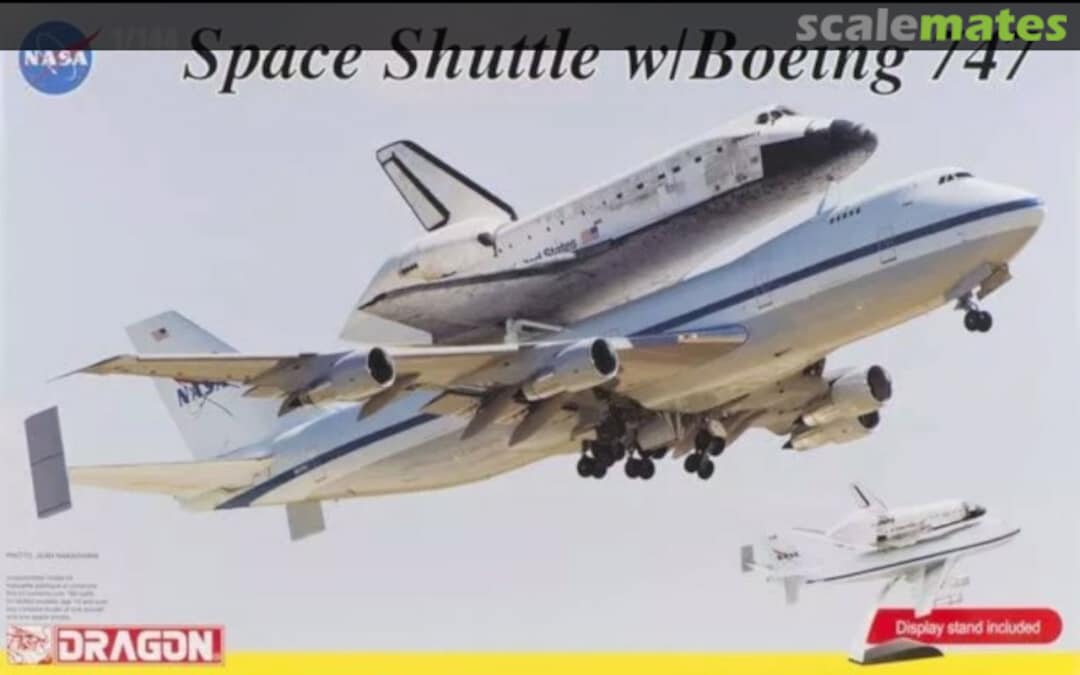 Boxart NASA Space Shuttle Discovery w/747-100 SCA 14705 Dragon