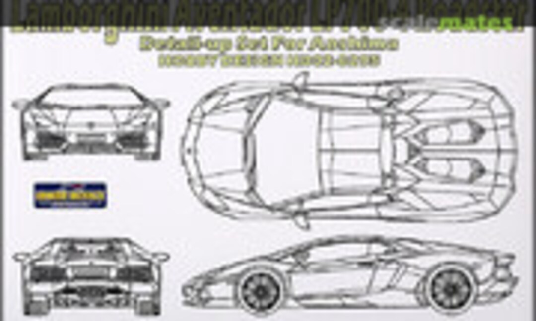 1:24 Lamborghini Aventador LP700-4 Roadster (Hobby Design HD02-0295)