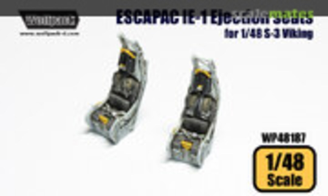 1:48 ESCAPAC IE-1 Ejection Seat Set (Wolfpack WP48187)