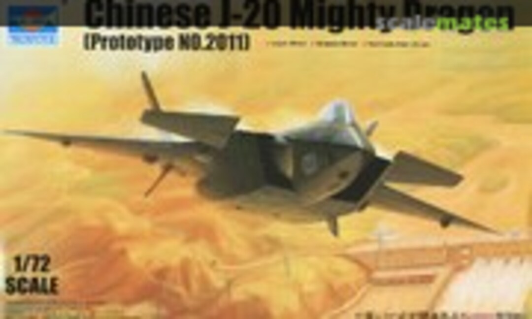 1:72 Chinese J-20 Mighty Dragon (Prototype NO.2011) (Trumpeter 01665)