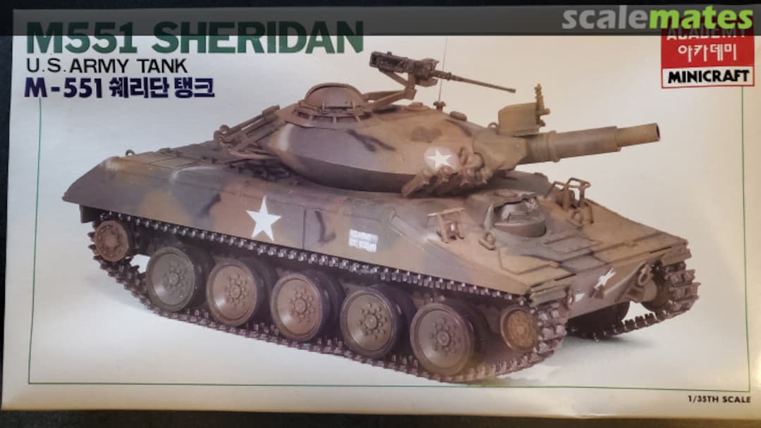 Boxart M551 Sheridan 1307 Academy/Minicraft