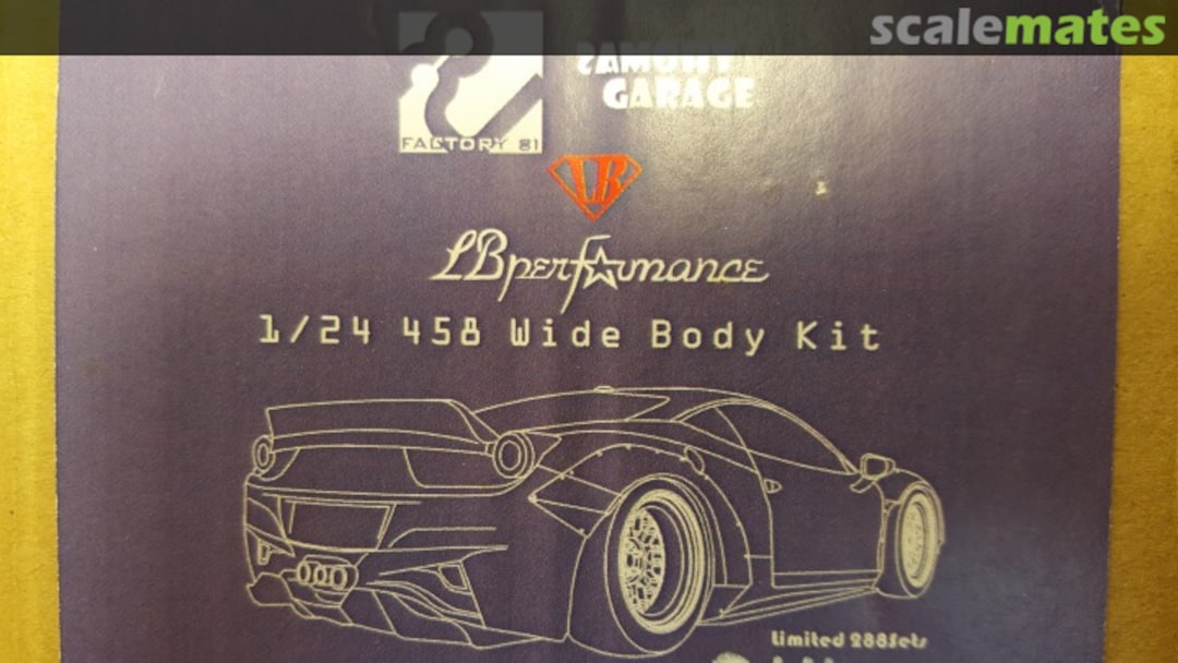 Boxart Ferrari 458 Italia LB Performance Wide Body  Factory 81