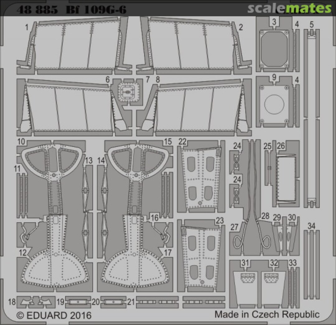 Boxart Bf 109G-6 EDUARD 48885 Eduard