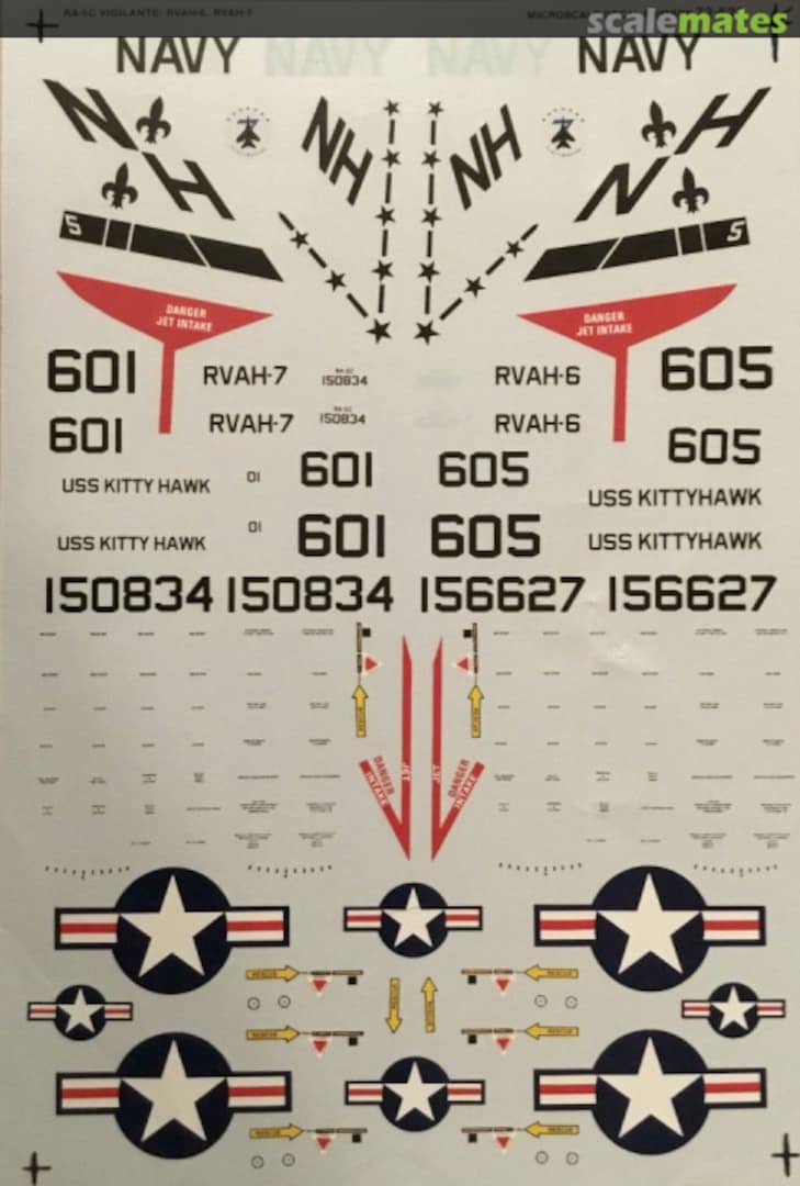 Contents RA-5C Vigilante 72-528 Microscale