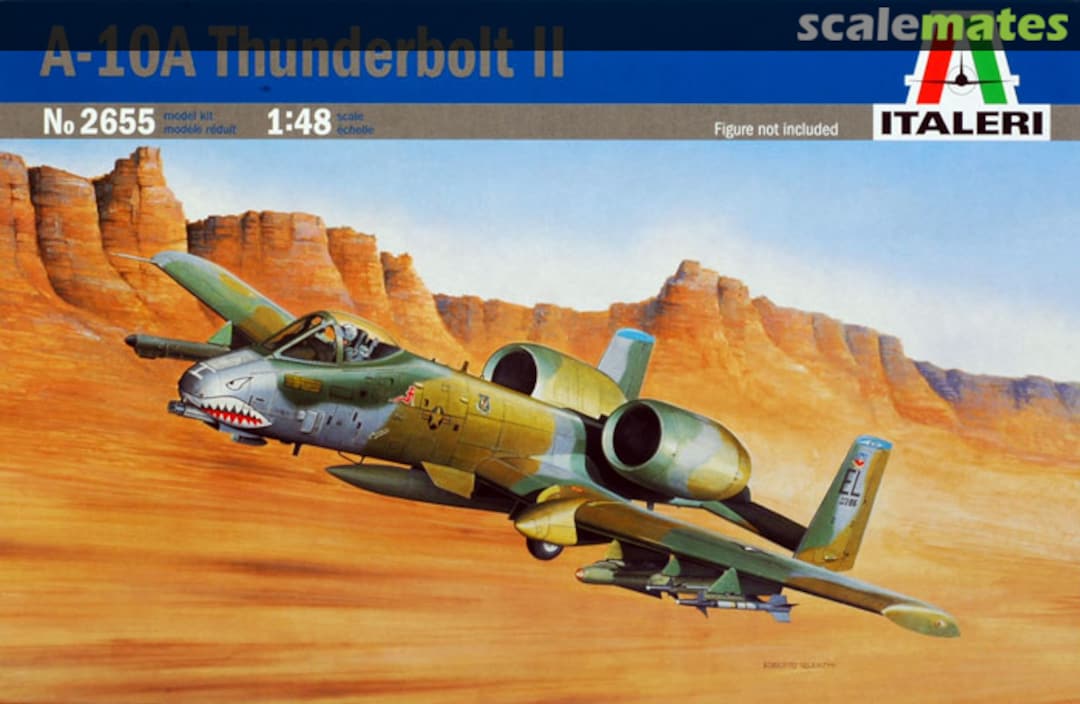 Boxart A-10A Thunderbolt II 2655 Italeri