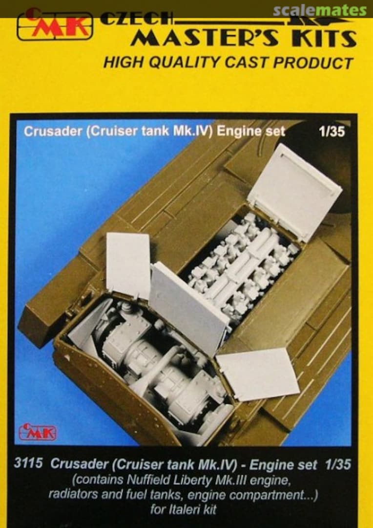 Boxart Crusader (Cruiser tank Mk.IV) Engine Set 3115 CMK