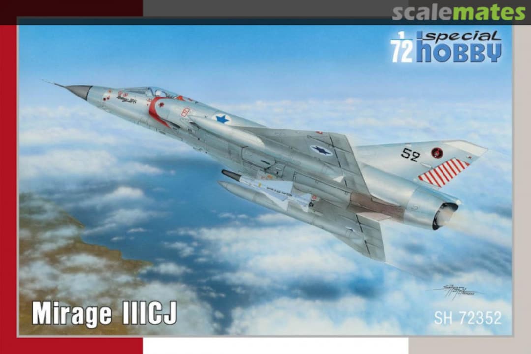 Boxart Mirage IIICJ SH72352 Special Hobby