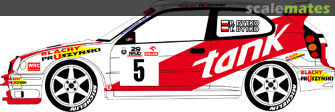 Boxart Toyota Corolla WRC (K-AM 5030) "tank" 24038 MF-Zone