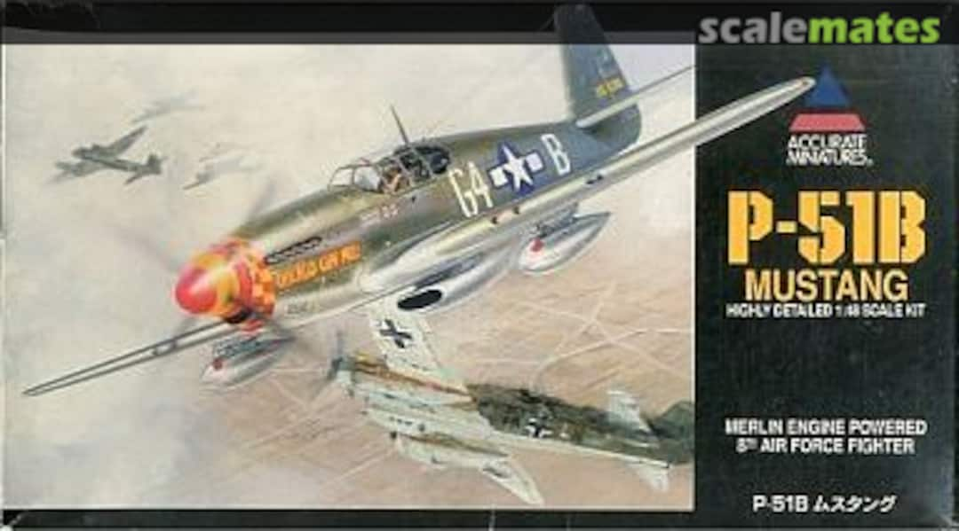 Boxart P-51B Mustang 85001 Hasegawa