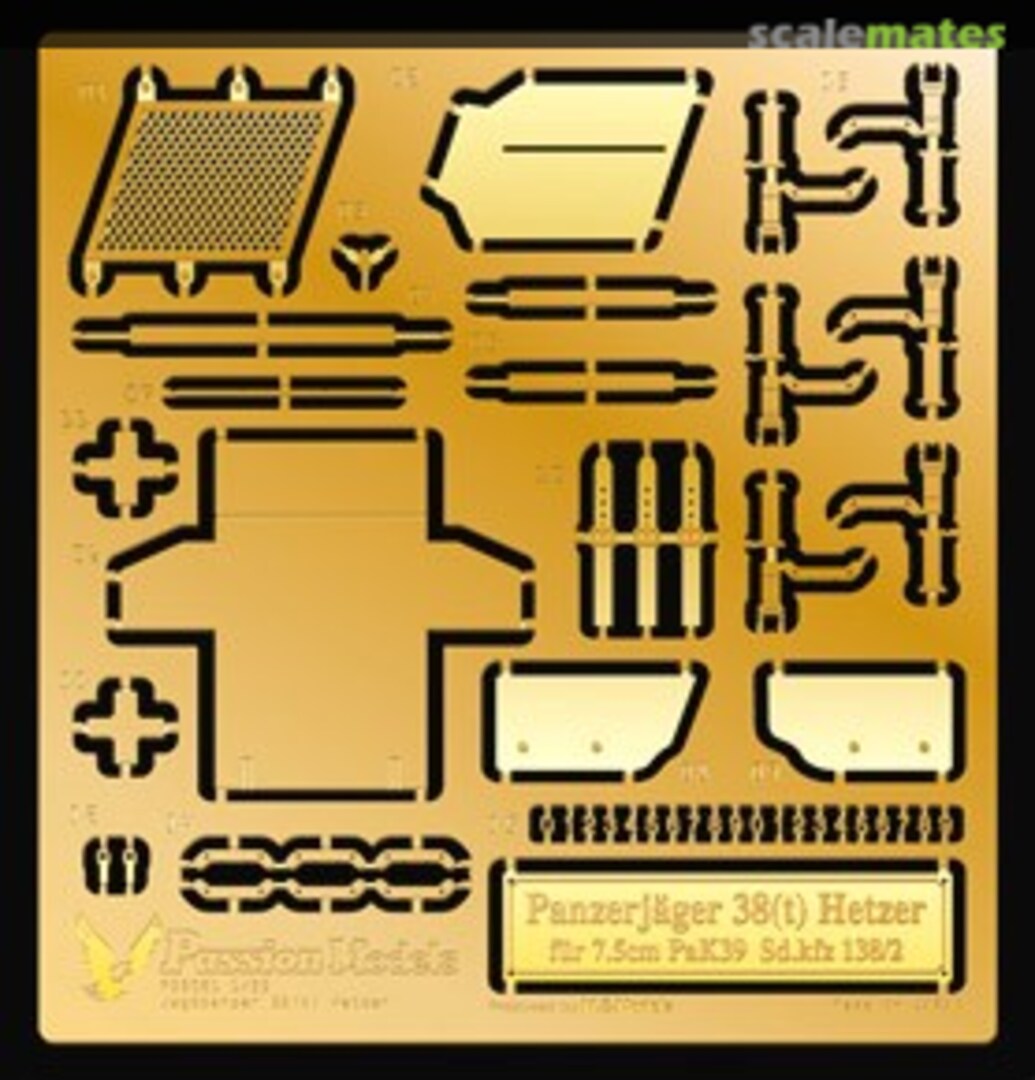 Boxart Hetzer PE Parts P35-021 Passion Models