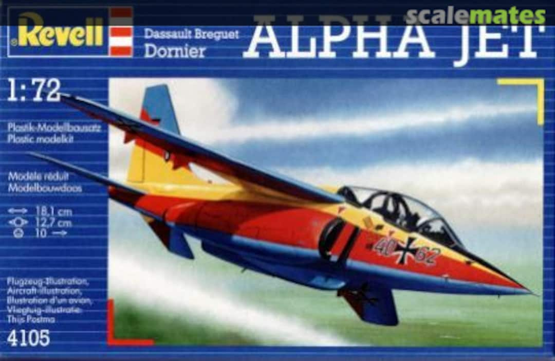 Boxart Dassault Breguet Dornier Alpha Jet 4105 Revell