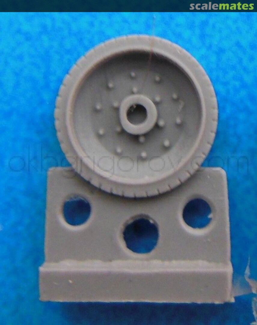 Boxart Wheels for T-34,10 bolts, late production, bandage with pattern S72049 OKB Grigorov