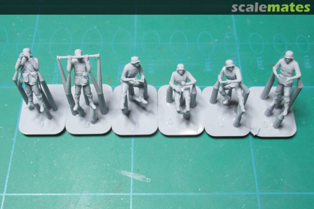 Boxart 6 man gun crew 2cm Flak 38 72F003 Peddinghaus-Decals