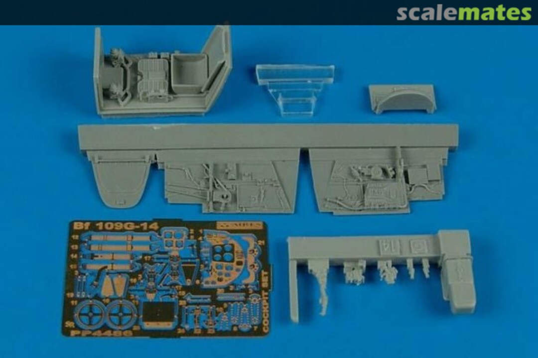 Boxart Bf 109G-14 cockpit set 4486 Aires