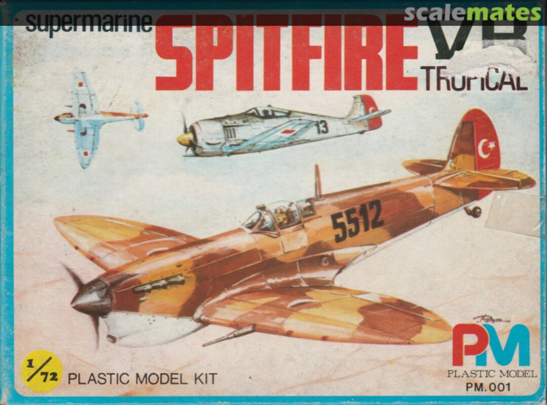 Boxart Supermarine Spitfire VB Tropical PM.001 PM Model