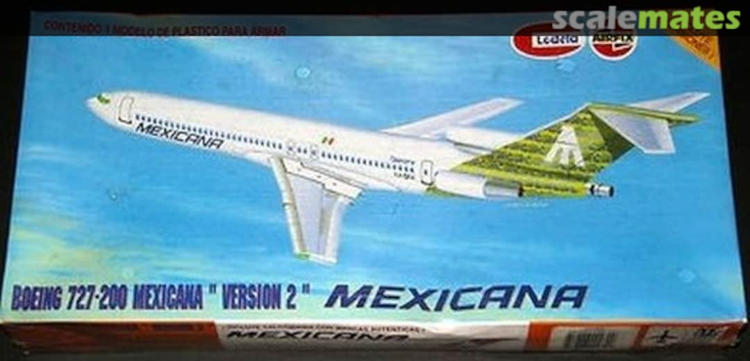 Boxart Boeing 727-200 Mexicana "Version 2" 00032 Airfix/Lodela