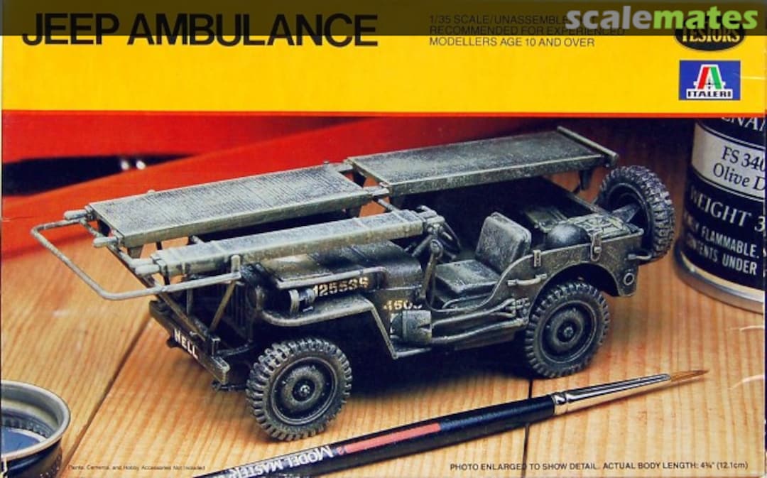 Boxart Jeep Ambulance 776 Testors