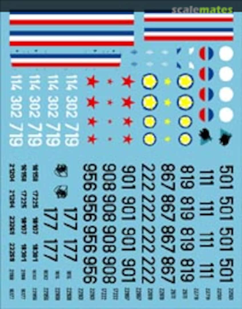 Boxart MIGs in Yugoslav Sky C-48LH Lift Here Decals