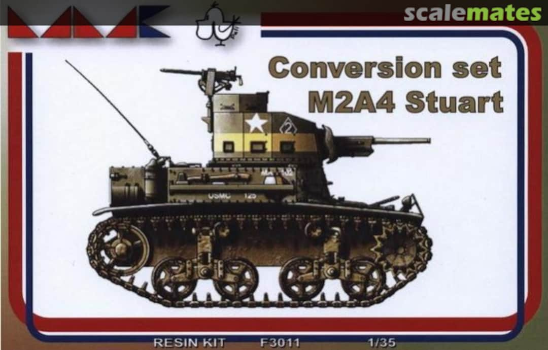 Boxart Conversion set M2A4 Stuart F3011 MMK