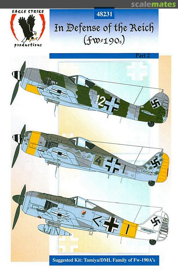 Boxart In Defense of the Reich (Fw 190s) 48231 Eagle Strike Productions