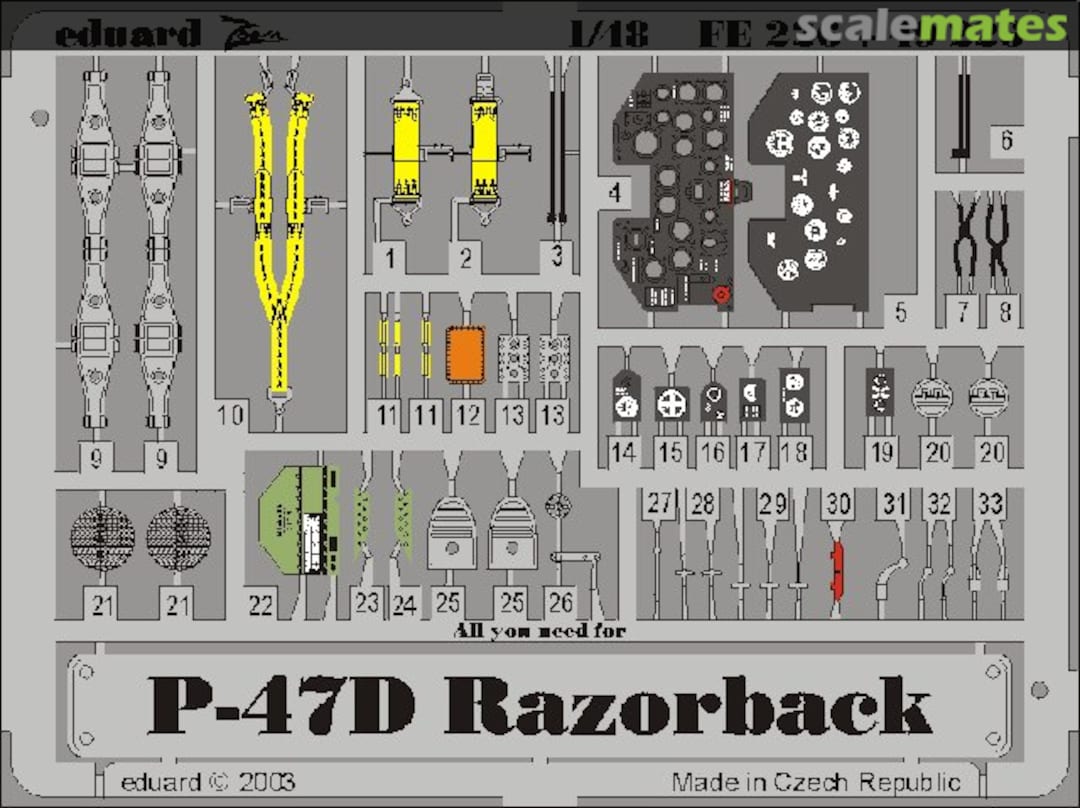 Boxart P-47D Razorback 49226 Eduard