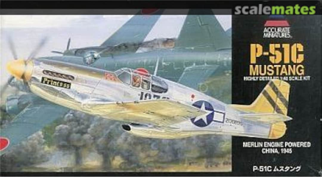 Boxart P-51C Mustang 85002 Hasegawa