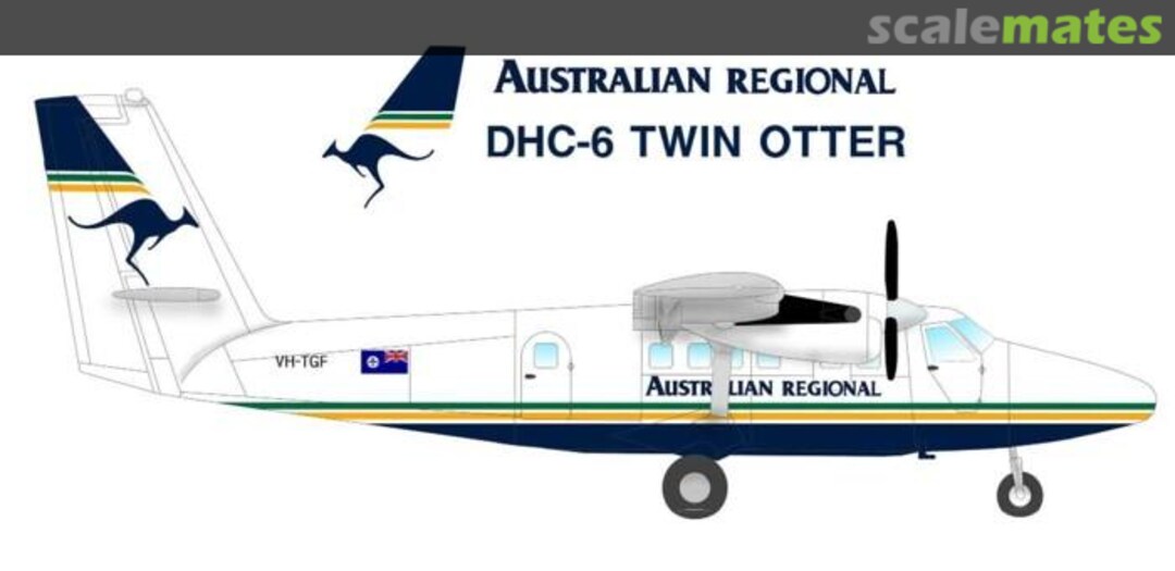 Boxart AUSTRALIAN REGIONAL DHC-6 TWIN OTTER CDS-202 Hawkeye Models