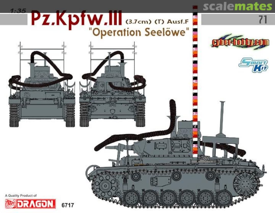 Boxart Pz.Kpfw.III Ausf.F 6717 Cyber Hobby