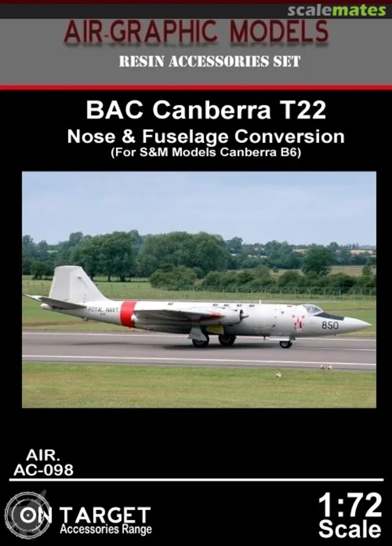 Boxart BAC Canberra T22 Nose & Fuselage Conversion AIR.AC-098 Air-Graphics Models