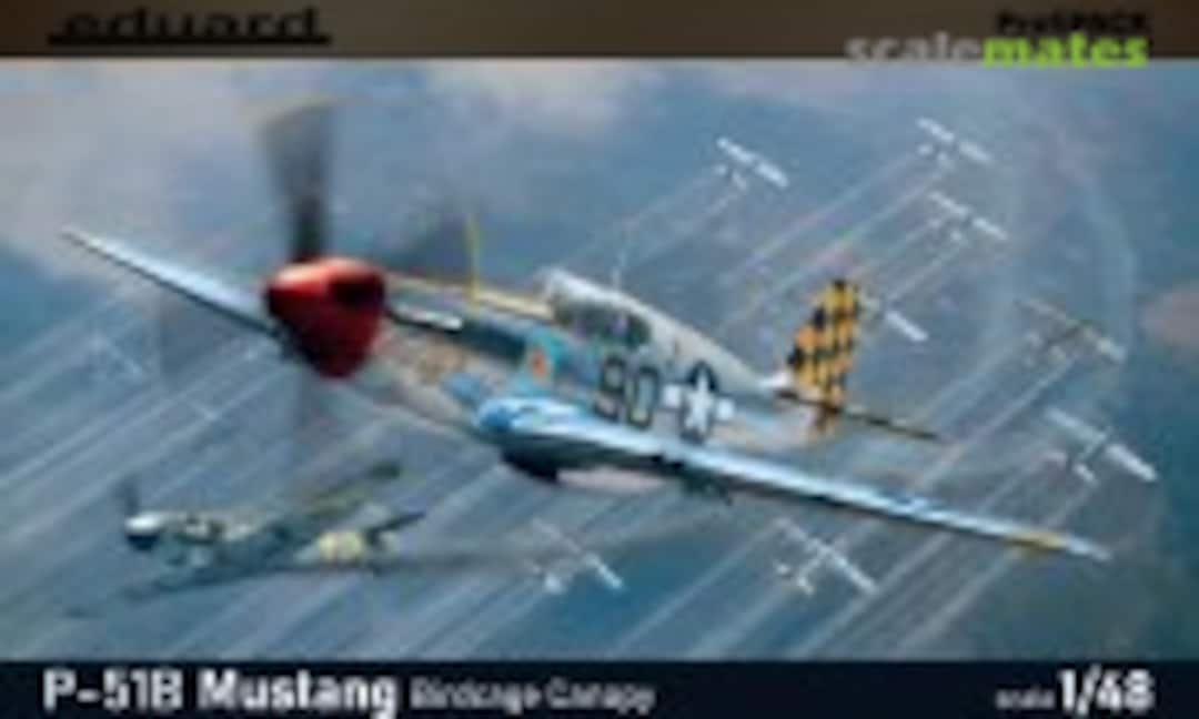 1:48 P-51B Mustang Birdcage Canopy (Eduard 82107)